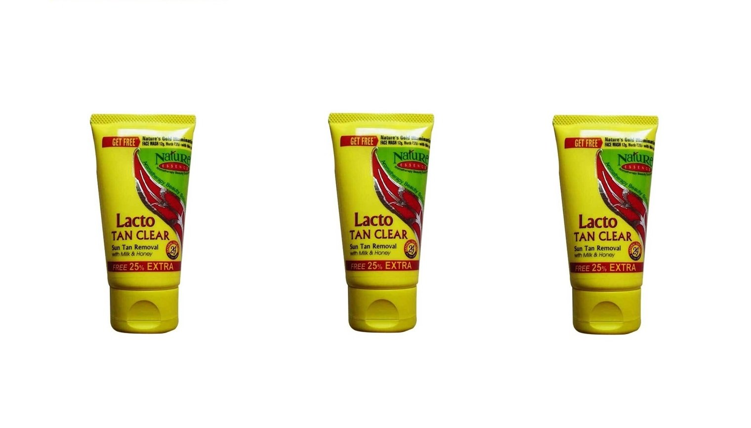 NATURE'S LACTO TAN CLEAR Brightening Face Cream - 50gm (Pack of 3) | Dark Spot Corrector & Skin Lightening Treatment for Glowing Complexion | Perfect for Daily Skincare Routine & Nighttime Use