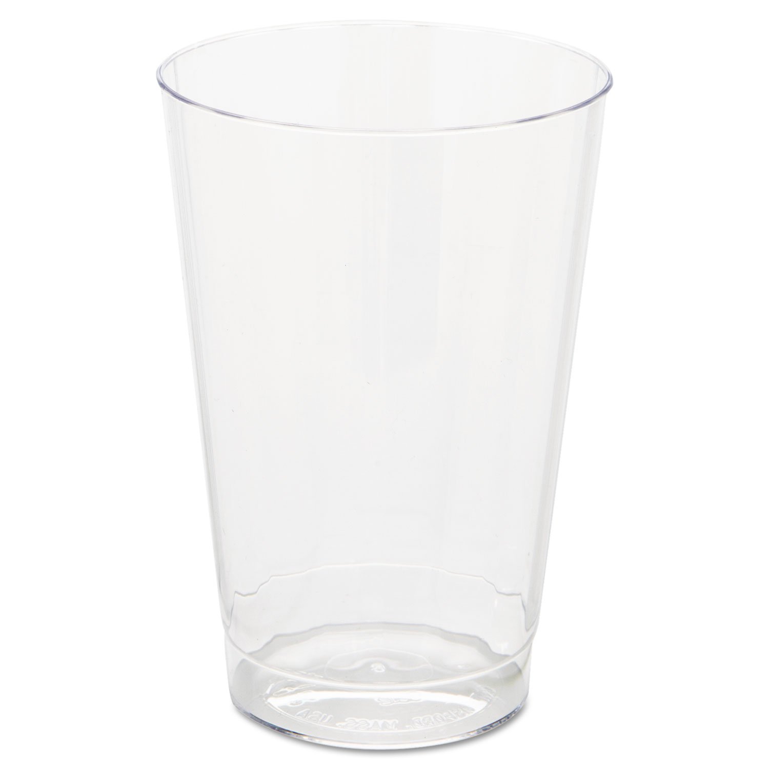 Premium Clear Plastic Tumbler - 12oz Tall Fluted Cup, Crystal Clear (240-Pack) - Perfect for Parties, Restaurants, and Catering Events