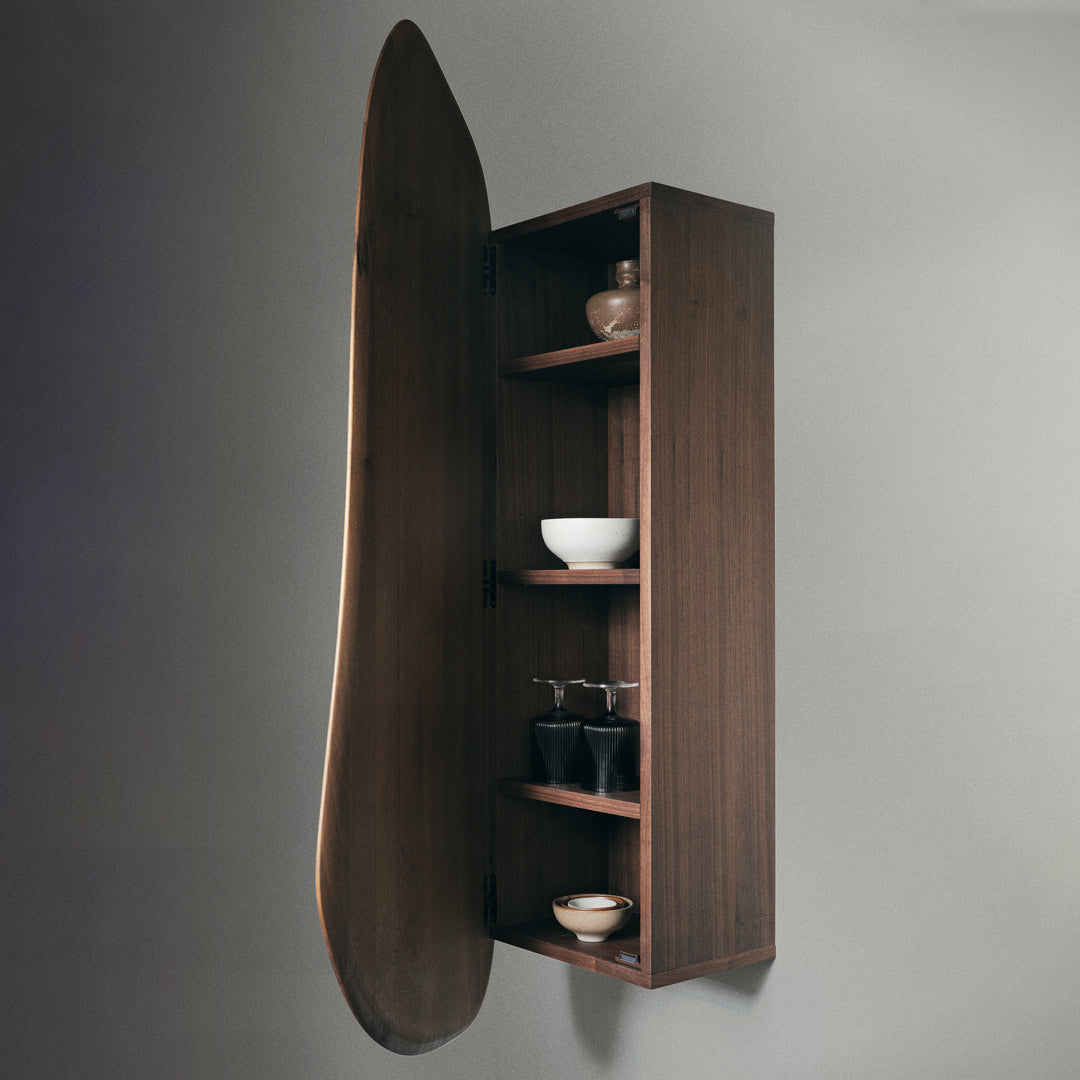 Feve Wall Cabinet - Modern Floating Bathroom Storage Shelf for Towels & Toiletries | Space-Saving Organization for Small Bathrooms, Kitchens & Bedrooms