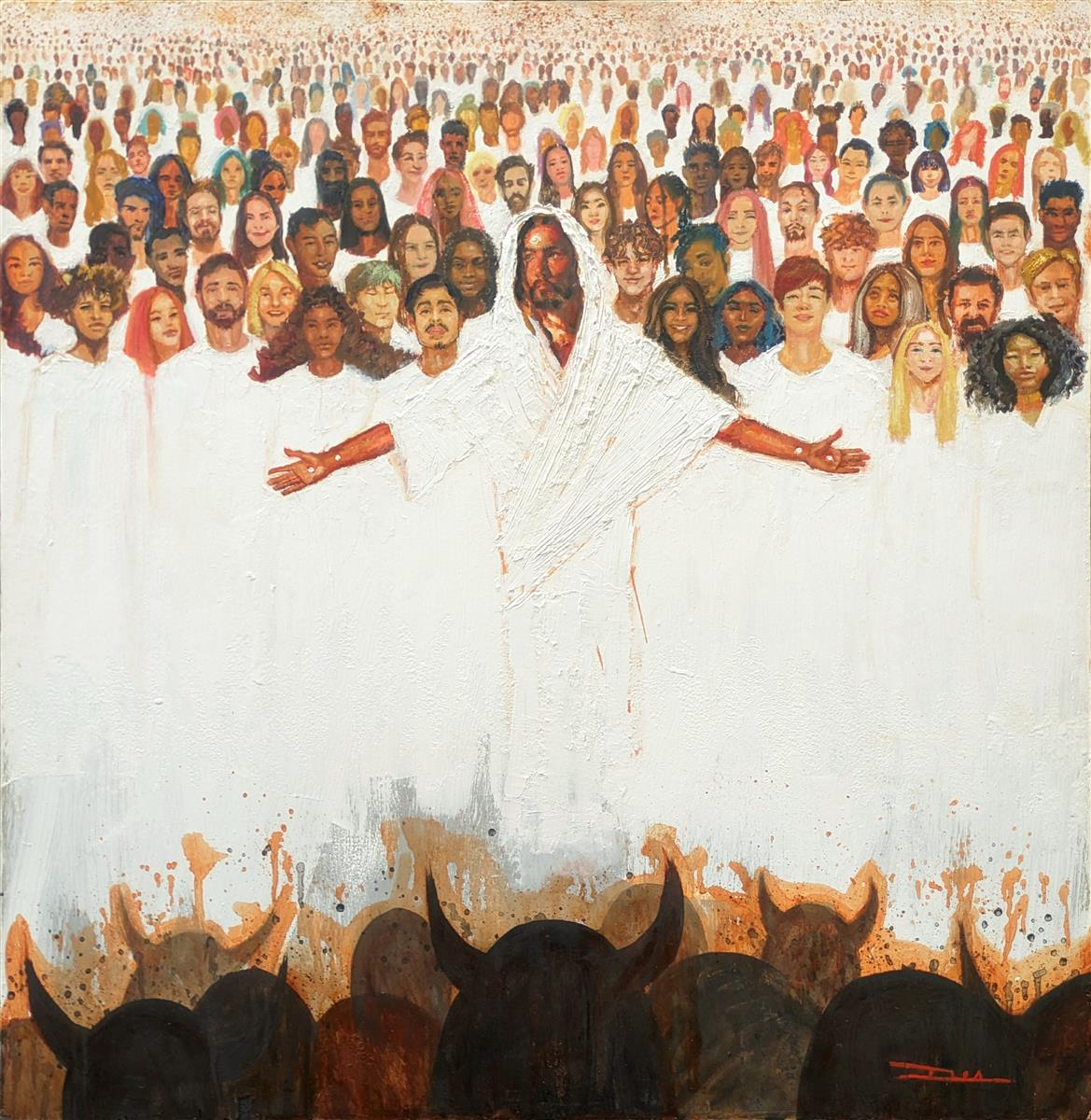 Fear Not for They that be with Us - Inspirational Christian Wall Art - Perfect for Home Decor, Church & Office