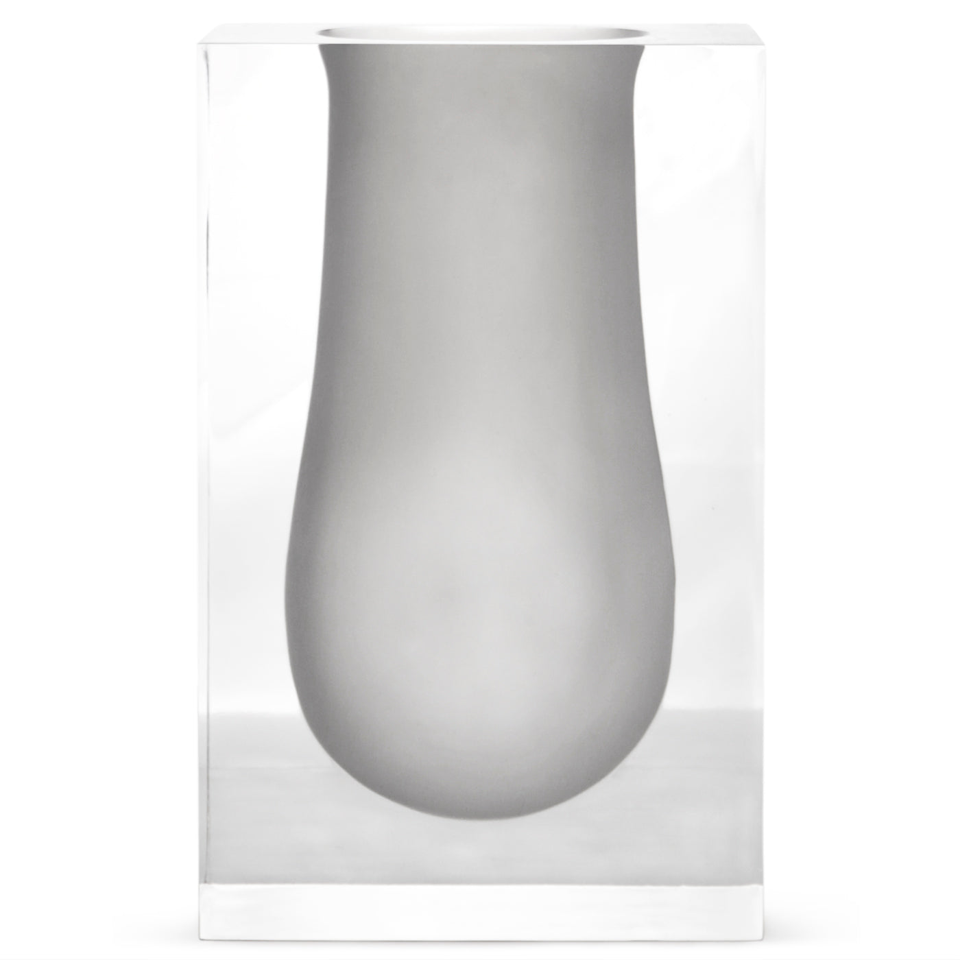 Bel Air Mega Scoop Vase - Large Modern Ceramic Flower Vase for Home Decor, Wedding Centerpieces & Office Desk Decorations
