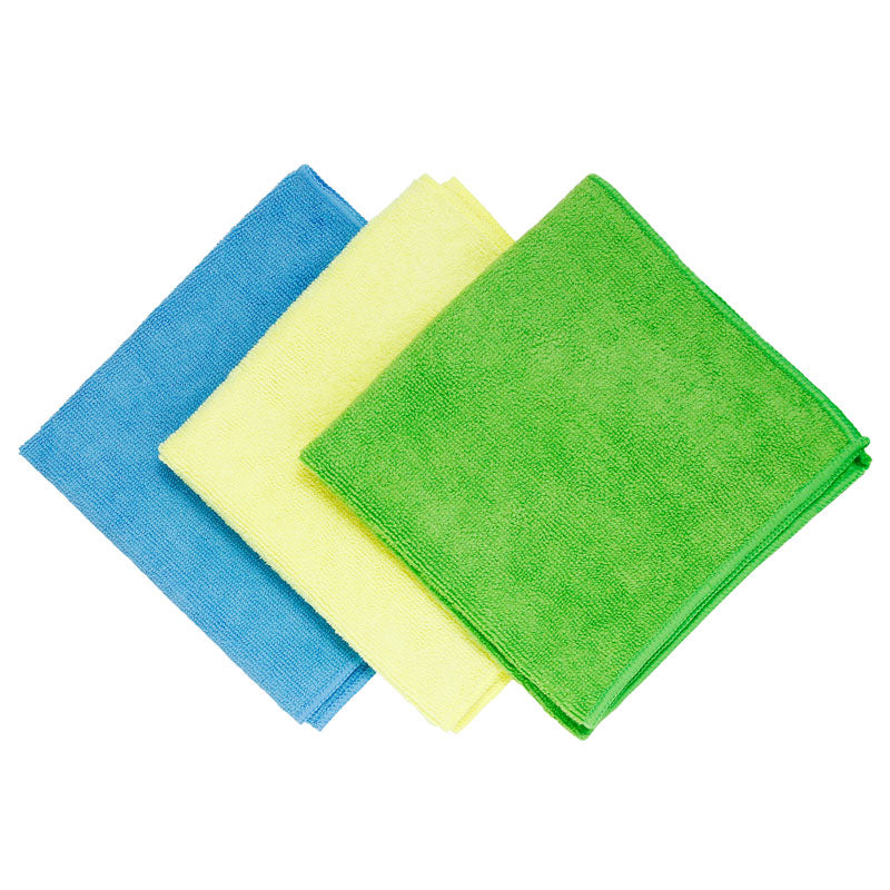 Premium Microfiber Terry Towels 16x16 Inches - Ultra Soft, Absorbent & Quick-Drying Bath, Gym & Kitchen Towels for Home & Travel Use