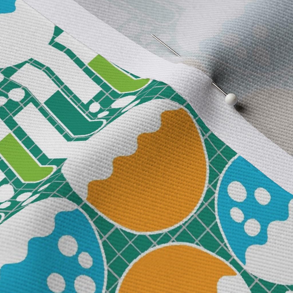 Bubbles Nursery Science Chemistry Lab Kids Printed Denim Fabric by The Yard - Durable Bottomweight Fabric for Apparel, Home Decor & Upholstery - Perfect for DIY Projects, Kids' Clothing & Nursery Decor