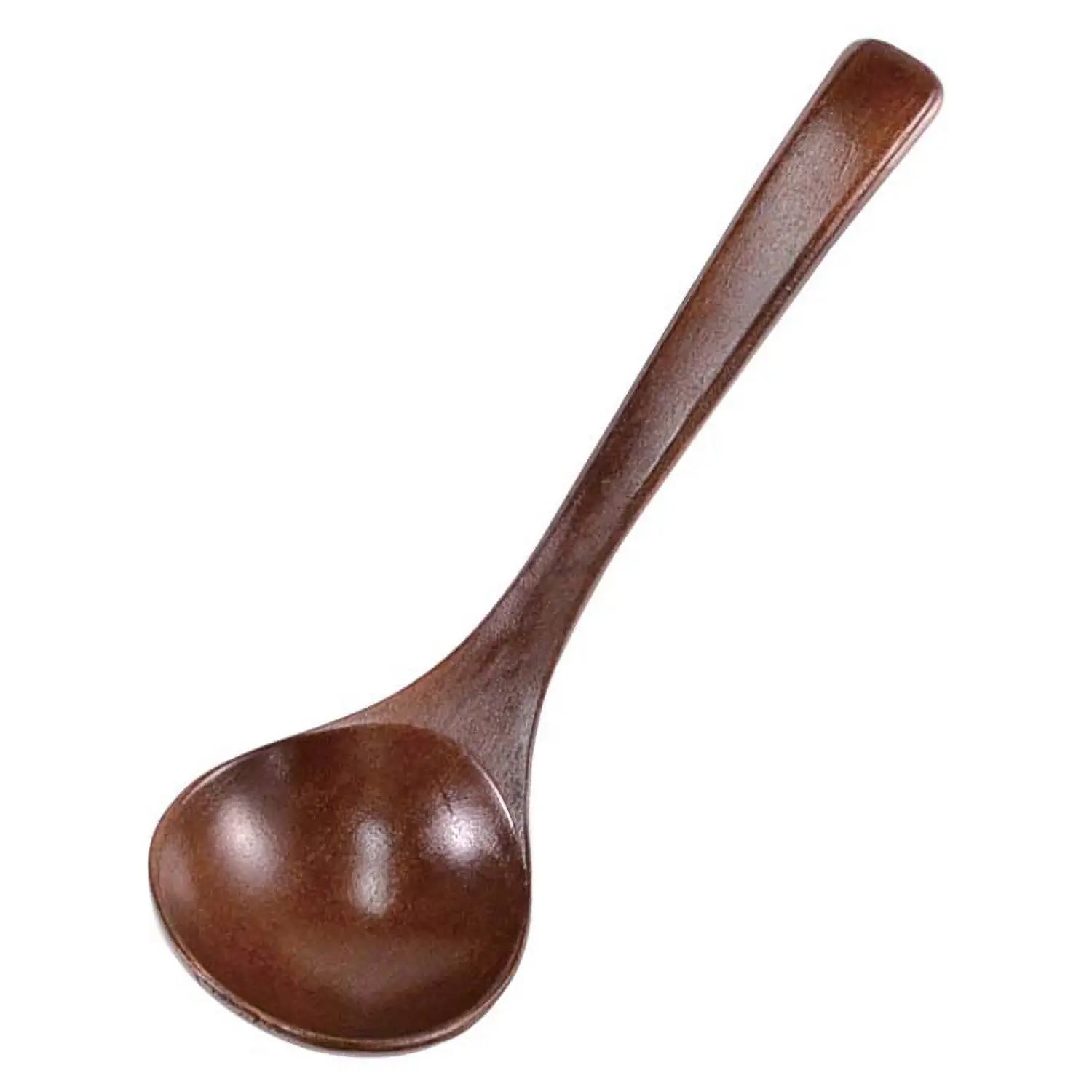 Premium Marujyu Wooden Lacquered Soup Ladle - Handcrafted Japanese Cooking Utensil for Serving, Stirring & Tasting - Perfect for Soups, Stews, Ramen & Hot Pot Dishes