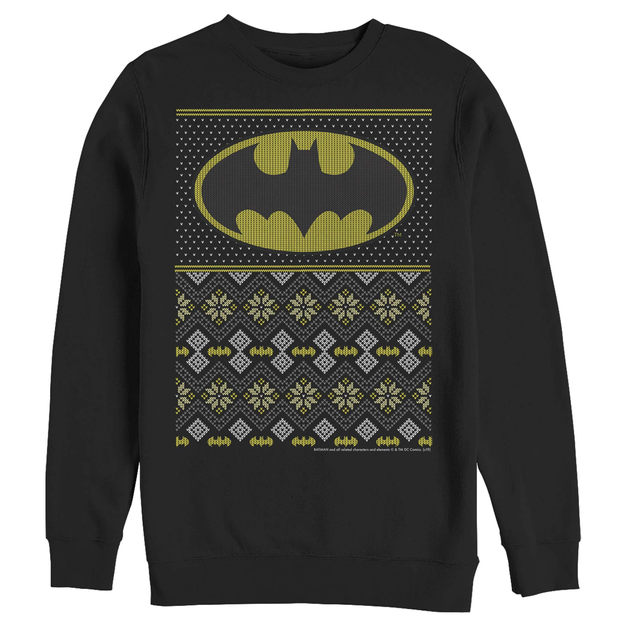 Men's Batman Ugly Christmas Sweatshirt - Holiday Party Gift