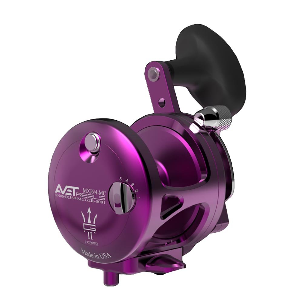 Avet MXJ G2 6/4 MC Two Speed Fishing Reel - Saltwater & Freshwater Spinning Reel for Offshore & Inshore Fishing, Trolling, Casting, Jigging
