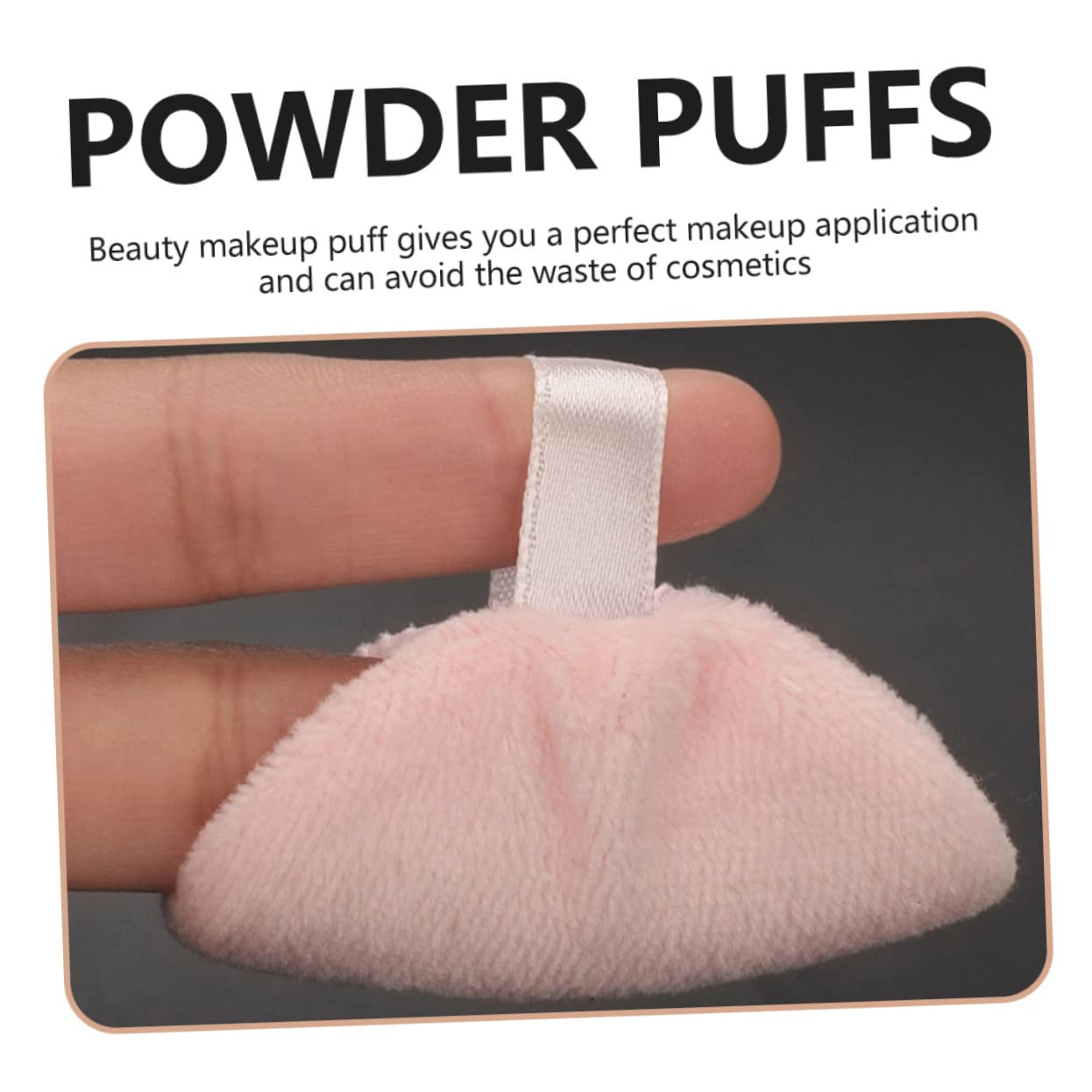 Luxury Velvet Makeup Puff 20pcs - Soft Skin-Friendly for Daily Beauty