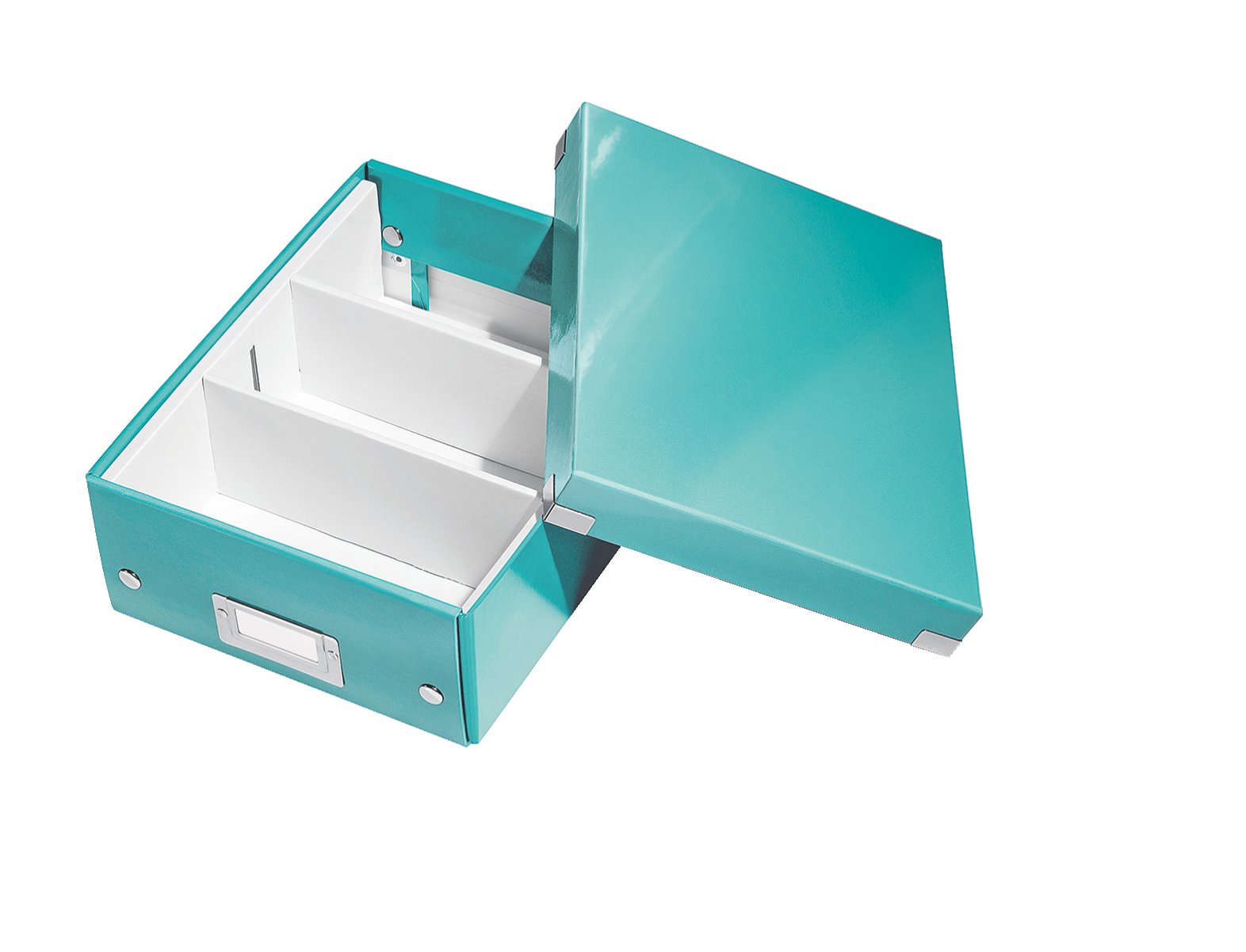 Leitz A5 Storage Box - Small White Organizer Box for Documents, Files & Office Supplies | Click & Store Range 60430001 | Perfect for Home Office, School & Workspace Organization