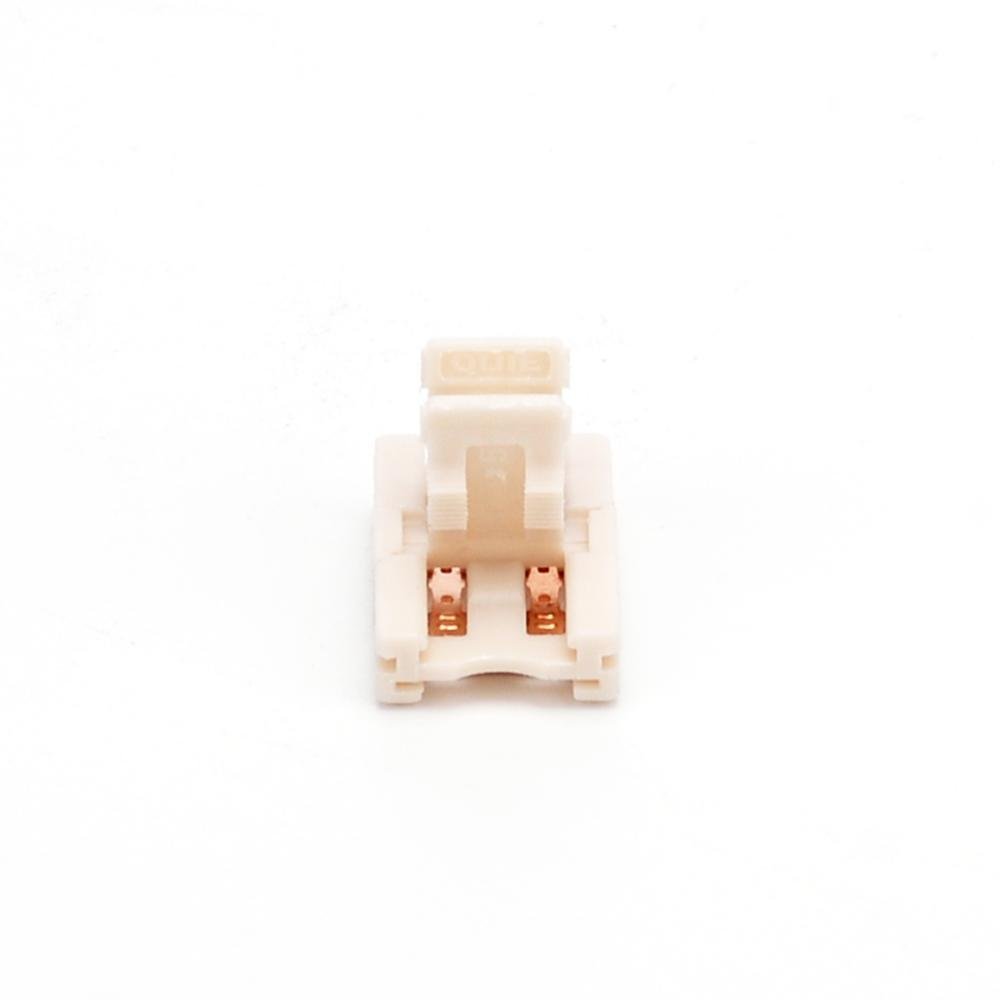 10mm 4 Pin Solderless Strip-to-Strip Middle Connector - Perfect for LED Light Strips, DIY Electronics & Home Lighting Projects