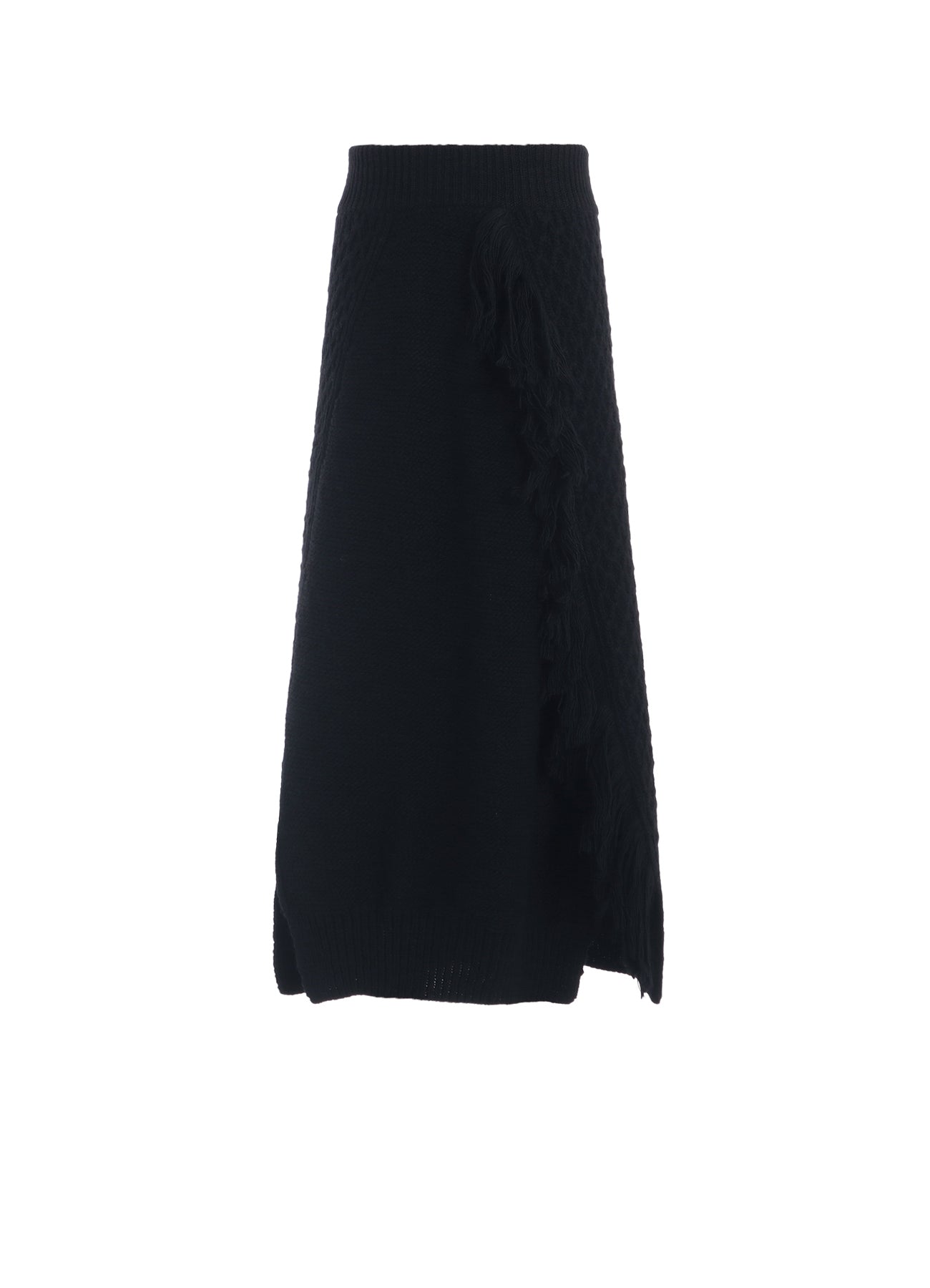 Bohemian Fringe Skirt for Women - Cable Knit Maxi Skirt with Tassel Trim - Perfect for Music Festivals, Beach Vacations, and Boho Chic Outfits