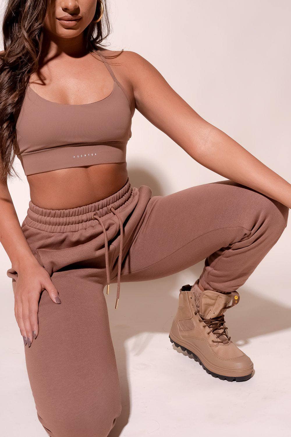 Newport Jogger Pants for Men - Comfortable Brown Casual Joggers with Elastic Waistband | Perfect for Running, Gym, Lounge & Everyday Wear