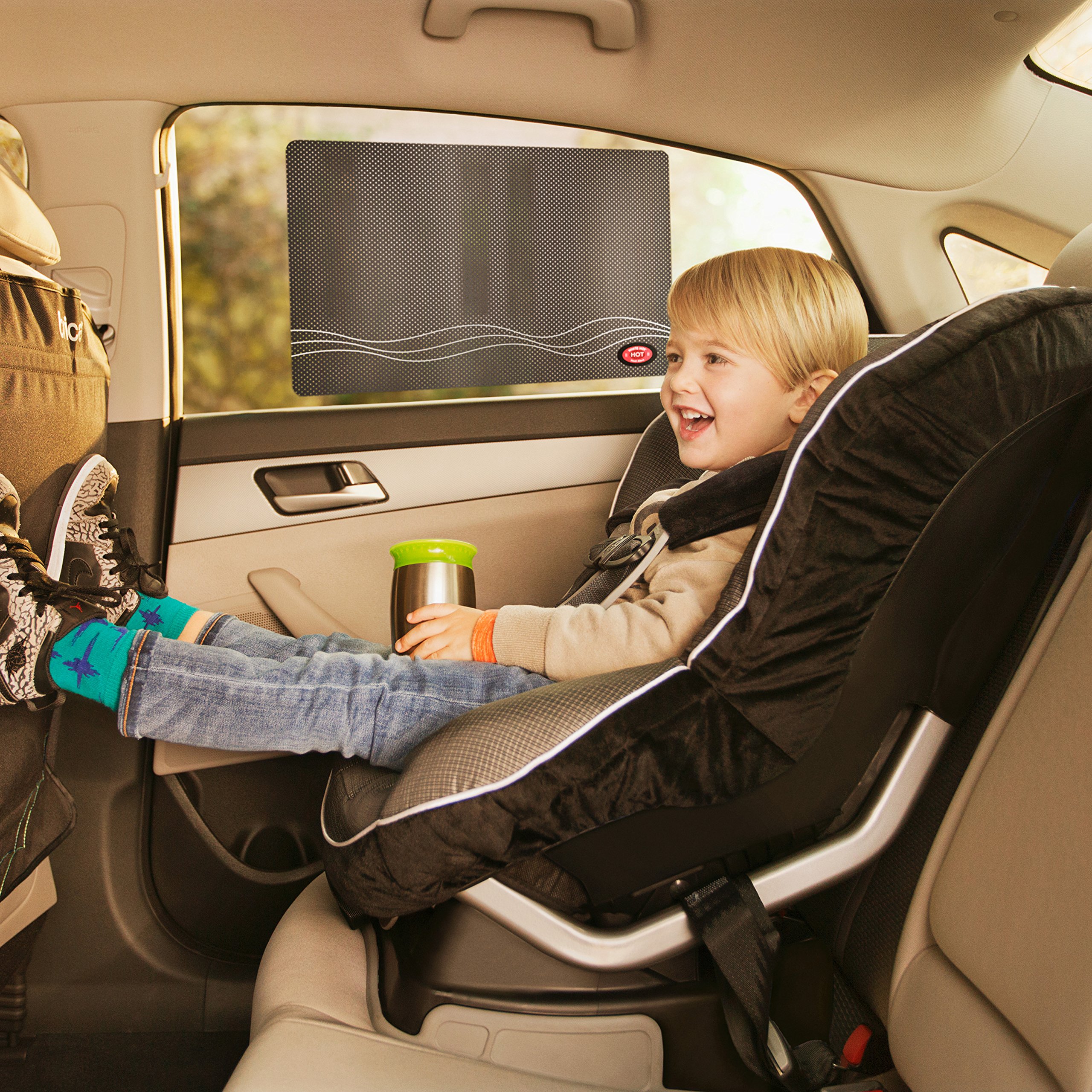 Munchkin Brica Toddler Travel Car Seat Organizer & Accessories Set - Essential Car Accessories for Kids on Road Trips, Airplane & Family Vacations