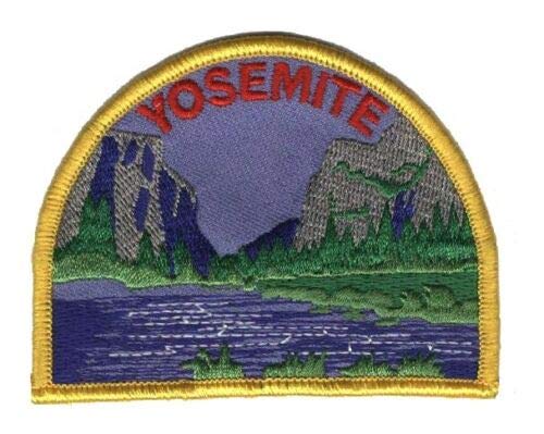 SKEMIX National Park Embroidered Patch Set - Half Dome, El Capitan, Yosemite Valley (Iron On/Sew On) for Jackets, Backpacks & Hiking Gear | Collectible Souvenirs for Outdoor Enthusiasts