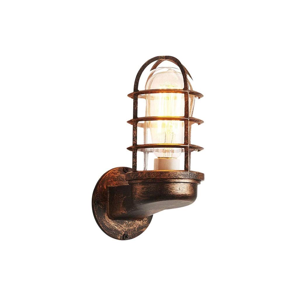 Creative Wall Mounted Light - Vintage E27 Wall Lamp for Living Room, Cafe, Restaurant, Bar & Clothing Store - Simple Retro Aisle & Balcony Lighting - Perfect for Homes, Villas & Commercial Spaces - Ideal for Ambient & Reading Light