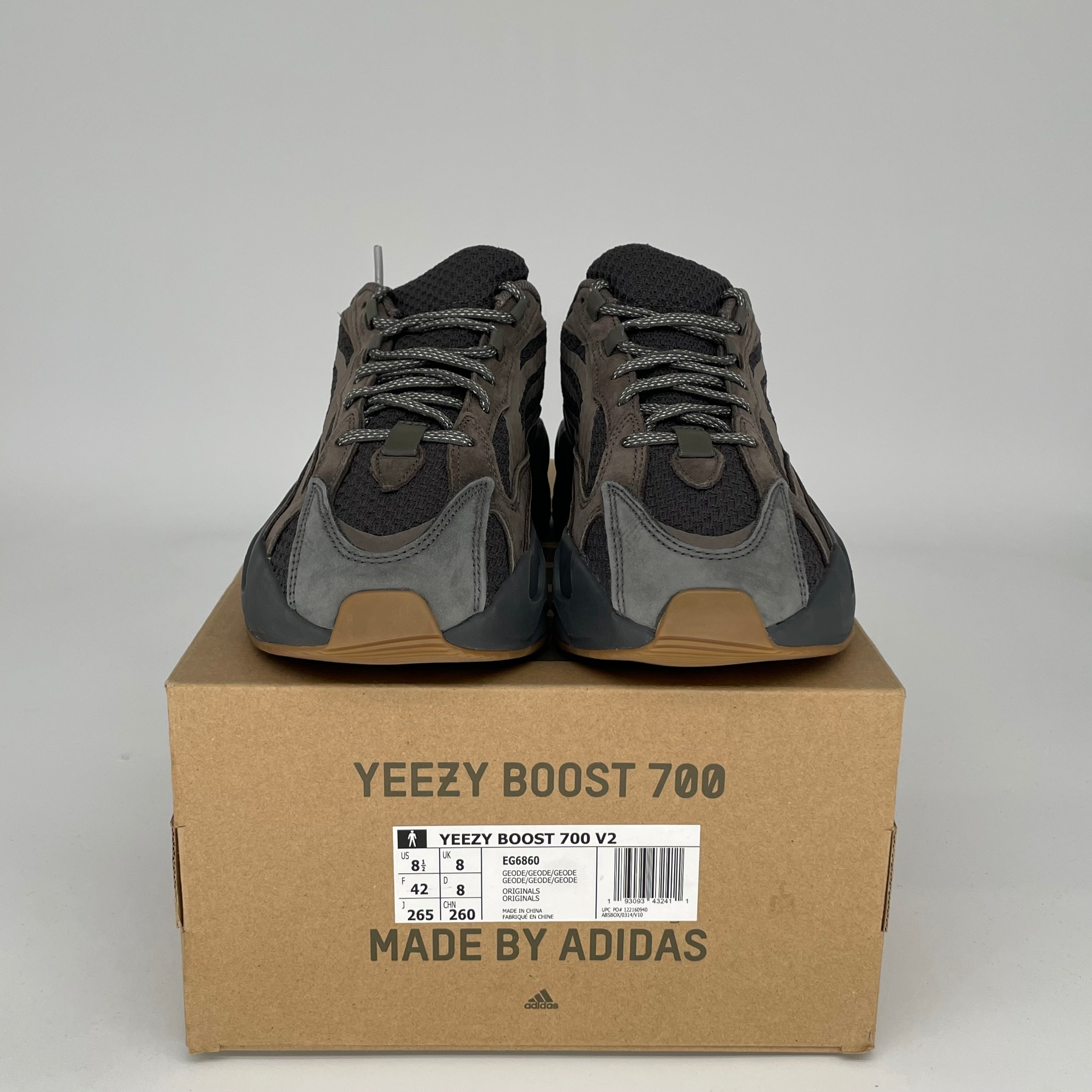 Adidas Yeezy 700 V2 Geode Sneakers - Men's Size 8.5 (EG6860) | Comfortable Running Shoes for Casual Wear & Street Style Fashion