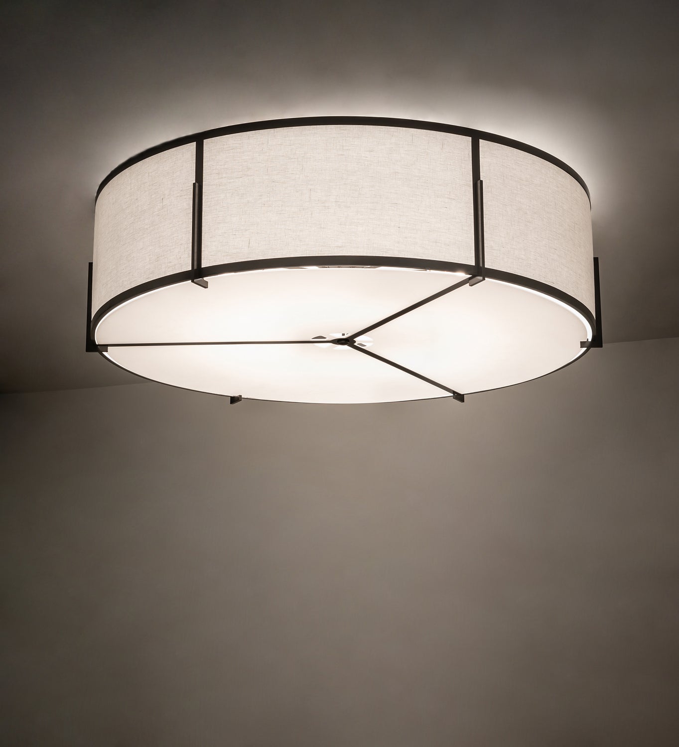 12 Inch Modern LED Flush Mount Ceiling Light - Energy Efficient Dimmable Fixture for Bedroom, Kitchen, Living Room & Hallway Lighting