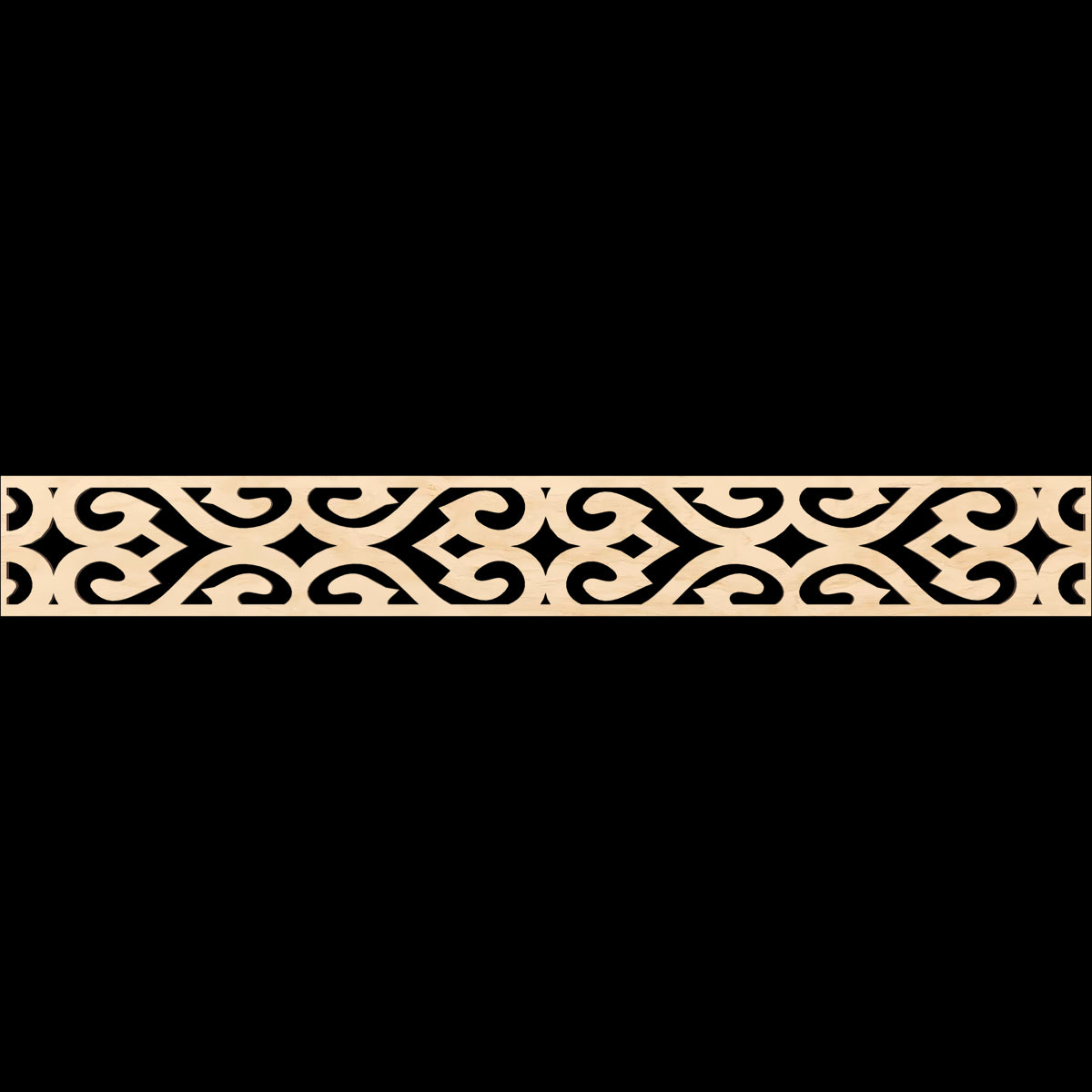 Keene Fretwork Moulding - Decorative Wood Trim for Home & Furniture | Perfect for DIY Projects, Wall Paneling, and Cabinet Accents