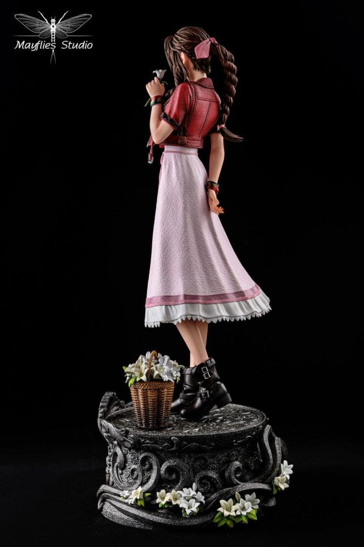 Mayflies Studio Aerith Gainsborough Cosplay Costume - Final Fantasy VII Remake Outfit for Halloween & Anime Conventions