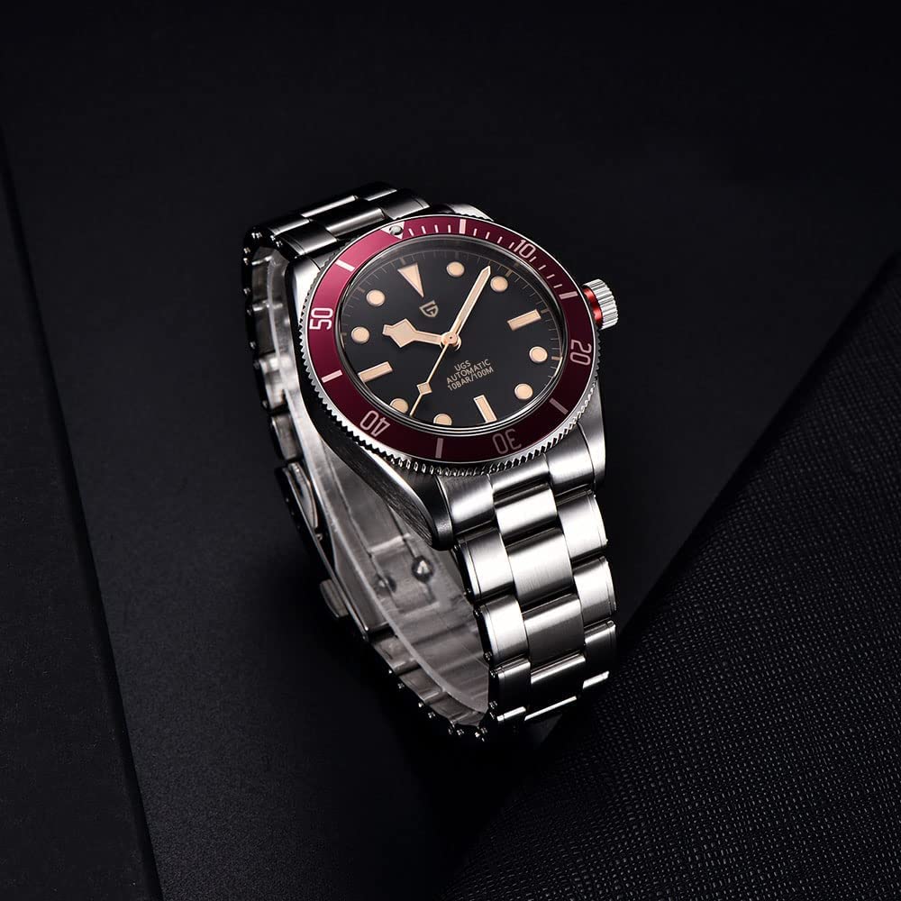 Pagani Design 2022 Automatic Men's Watch with Sapphire Glass & NH35 Movement - 100M Waterproof Business Mechanical Watch for Men - Perfect for Office, Formal Events & Daily Wear
