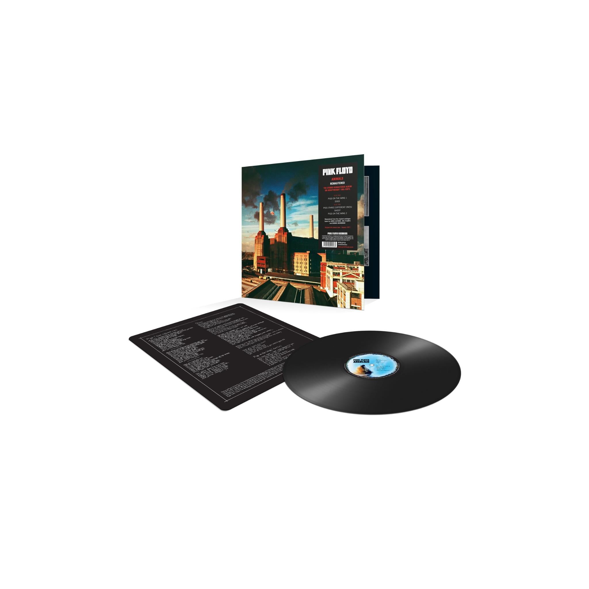 Animals (Vinyl LP) - 2016 Remastered Edition by Pink Floyd | Classic Rock Album for Vinyl Collectors & Music Lovers - Perfect for Home Listening, Gifts & Record Collections