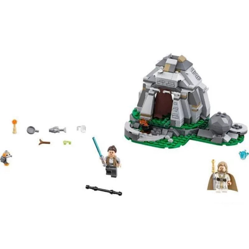 241-Piece Ahch To Island Training Set - Star Wars Themed Building Blocks for Kids - Perfect for Creative Play, STEM Learning, and Collectors