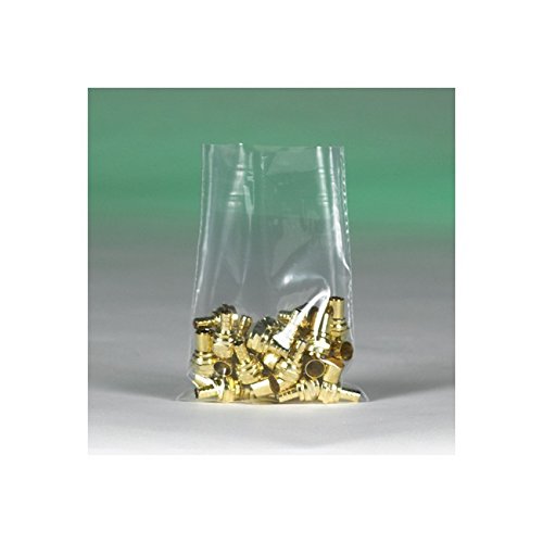 Box King PB542 Flat Poly Bags - 2 Mil Thick Clear Plastic Bags (28
