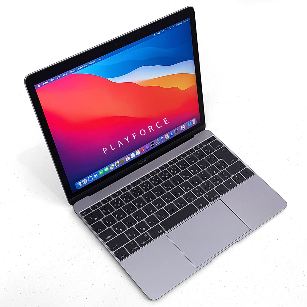 Apple MacBook 2016 12-inch Laptop - 256GB SSD, Space Gray (Japan Import) | Ultra-Portable Notebook for Students, Business Travel & Remote Work
