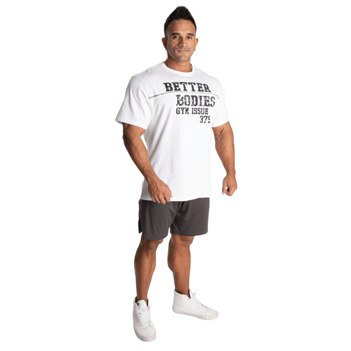 Better Bodies Union Original Tee - Premium Cotton Men's T-Shirt in White | Casual Wear, Street Style & Everyday Comfort