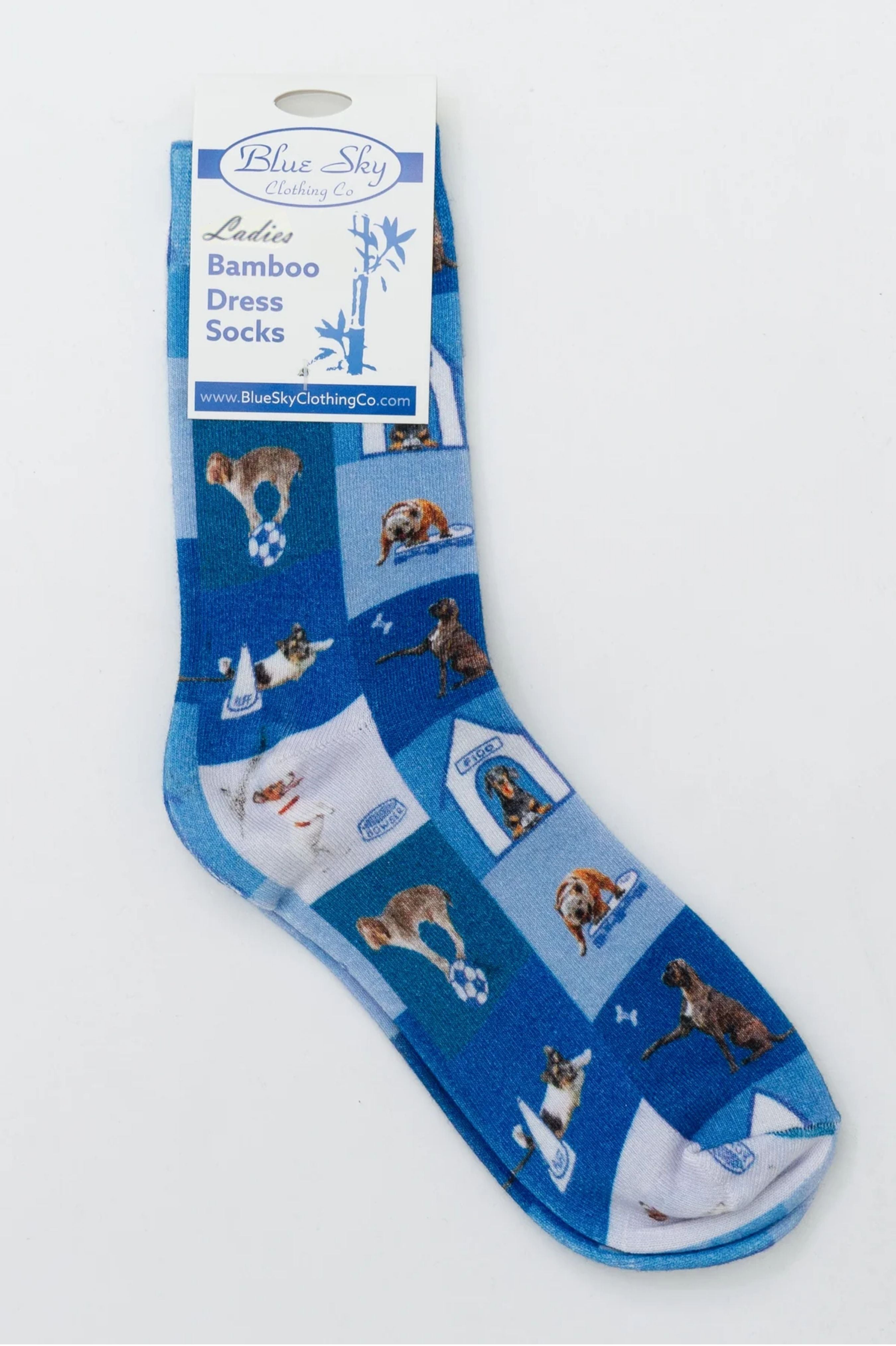 Women's Bamboo Fiber Dress Socks - 5 Pairs Pack with Fun Patterns (Floral/Polka Dots/Stripes) - Breathable & Comfortable for Work, Travel & Everyday Wear