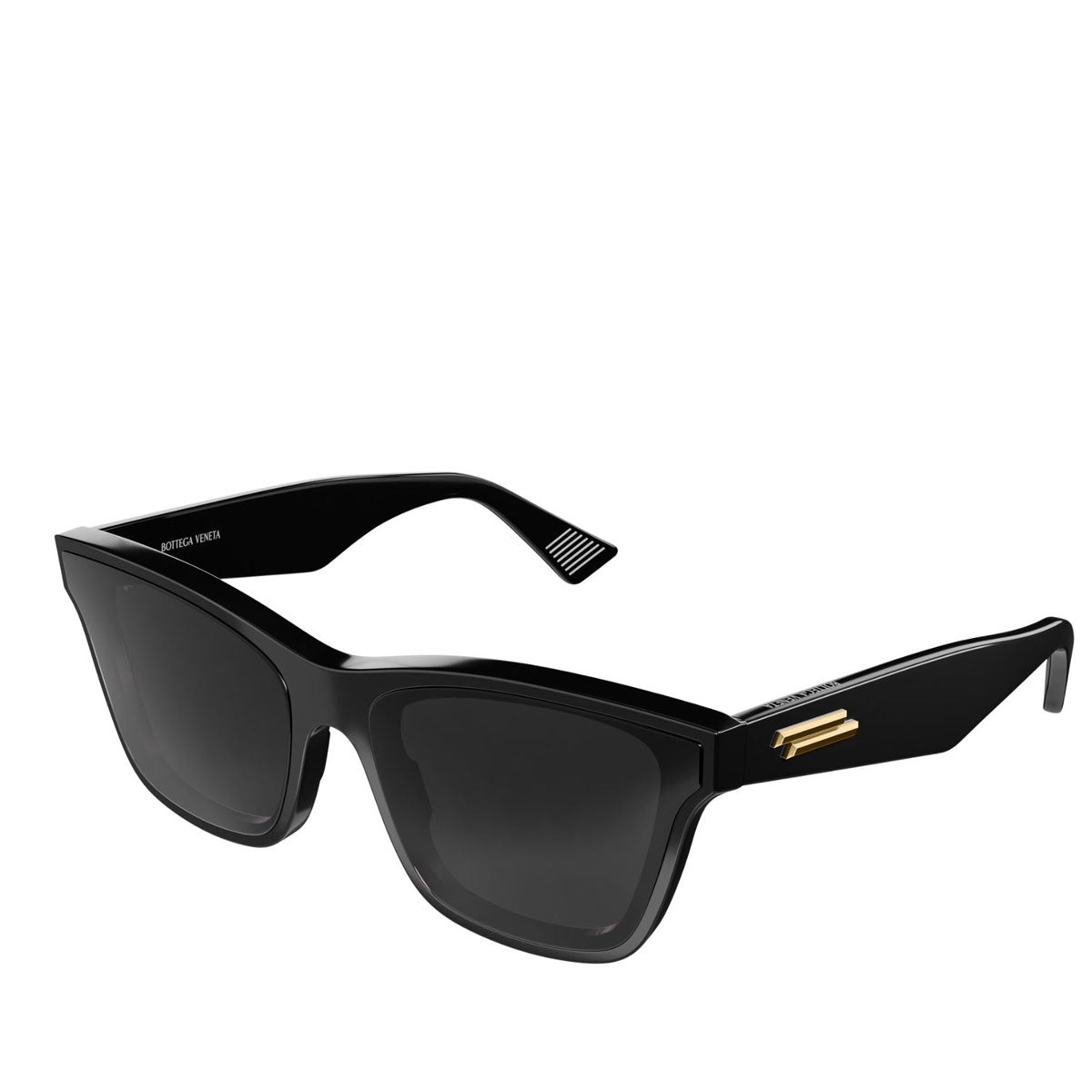 BV 1119S Polarized Sunglasses for Men & Women - UV Protection, Classic Black Frame with Gradient Lens - Perfect for Driving, Beach & Outdoor Activities