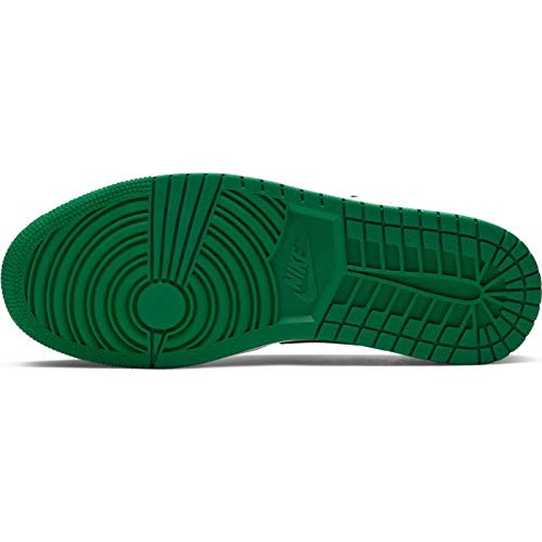 Nike Air Jordan 1 Low Pine Green Basketball Shoes for Kids - Grade School Size 5 | Comfortable Sneakers for School, Sports & Everyday Wear