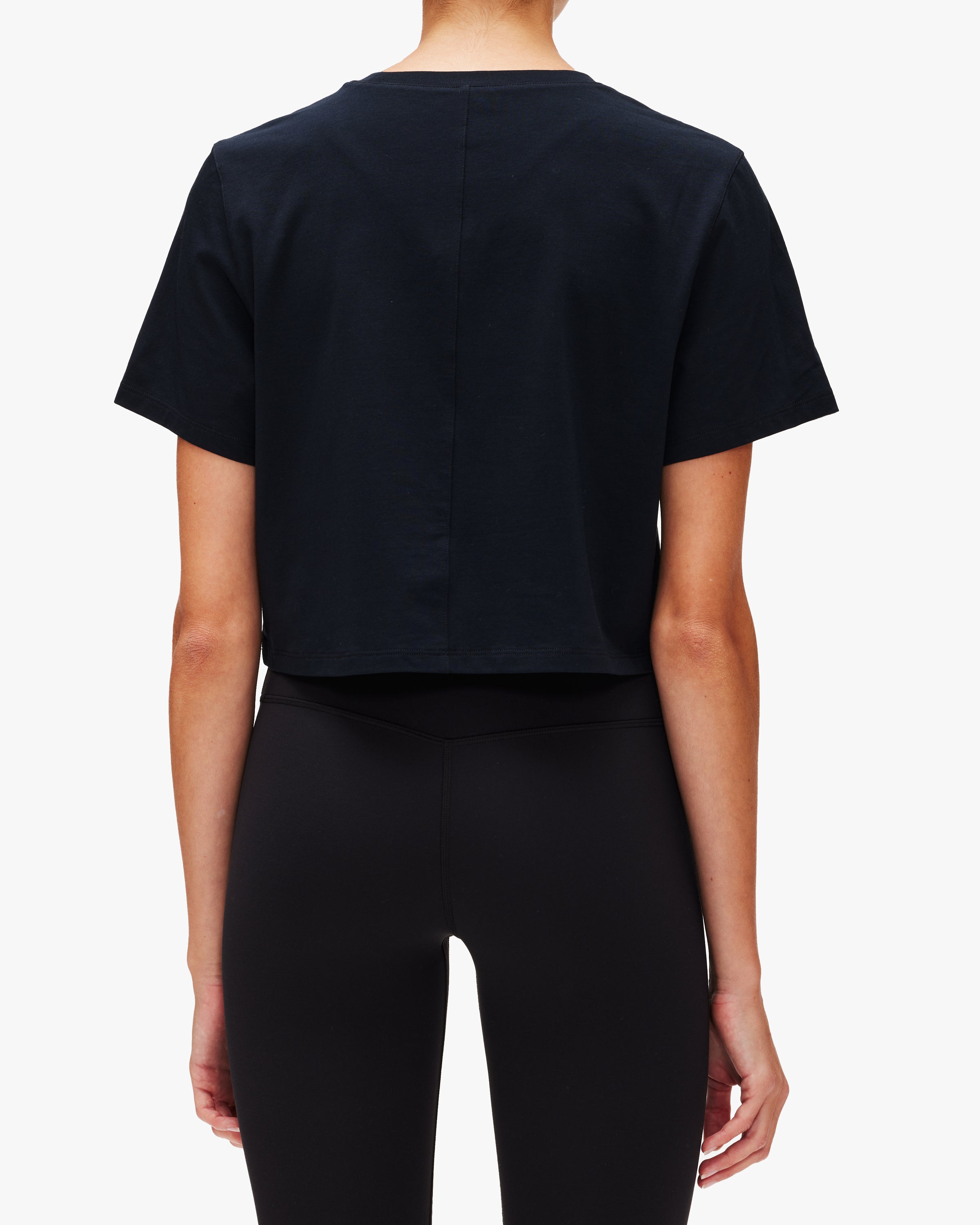 Equinox Crop Tee - Women's Short Sleeve T-Shirt for Yoga, Gym & Casual Wear | Soft Breathable Fabric | Trendy Workout & Everyday Top