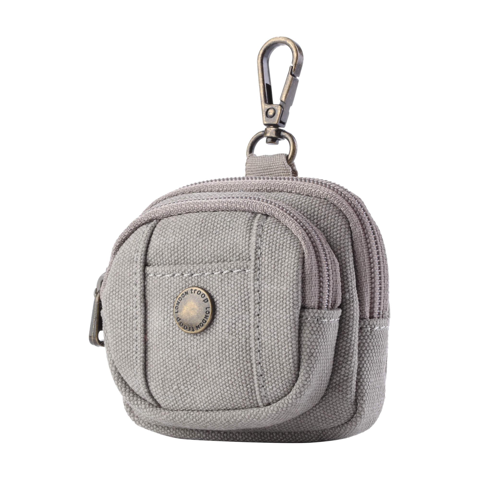 Troop London Classic Exquisite Bag Charm (Horizontal) - Stylish Leather Keychain for Handbags, Luggage & Backpacks - Perfect Travel & Everyday Accessory