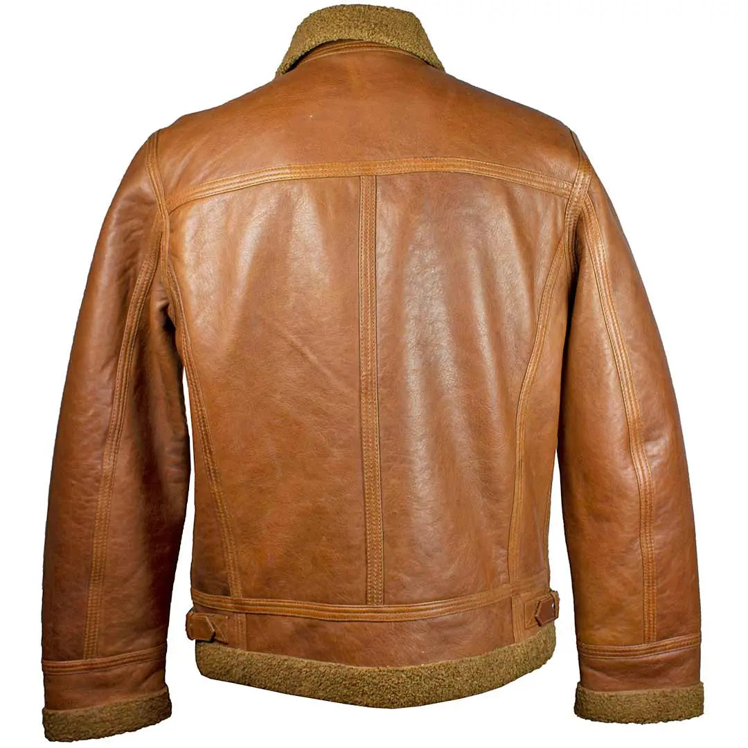 BOL Men's Ricardo Genuine Leather Jacket - Premium Biker Style, Slim Fit, Vintage Brown - Perfect for Motorcycle Rides, Casual Outfits & Winter Fashion