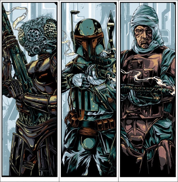 Bounty Hunters Action Figures - Wave 2 Collectible Set for Display & Play | Perfect for Star Wars Fans & Toy Collectors