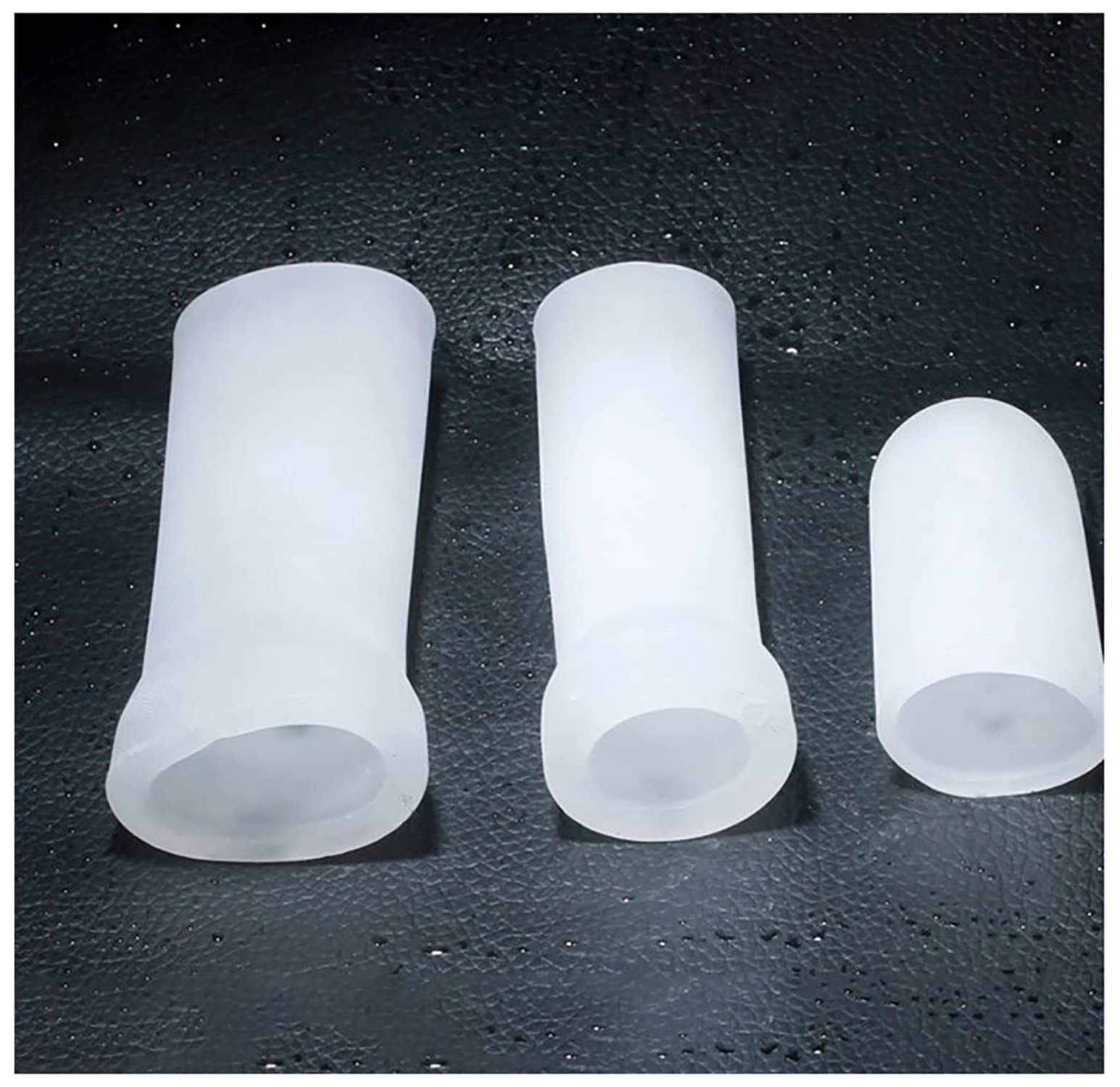 Premium Silicone Penis Pump Sleeve - Soft Male Penis Extender & Protector for Enhanced Pleasure (3-Pack, 9.5cm) - Ideal for Couples Play & Solo Male Enhancement