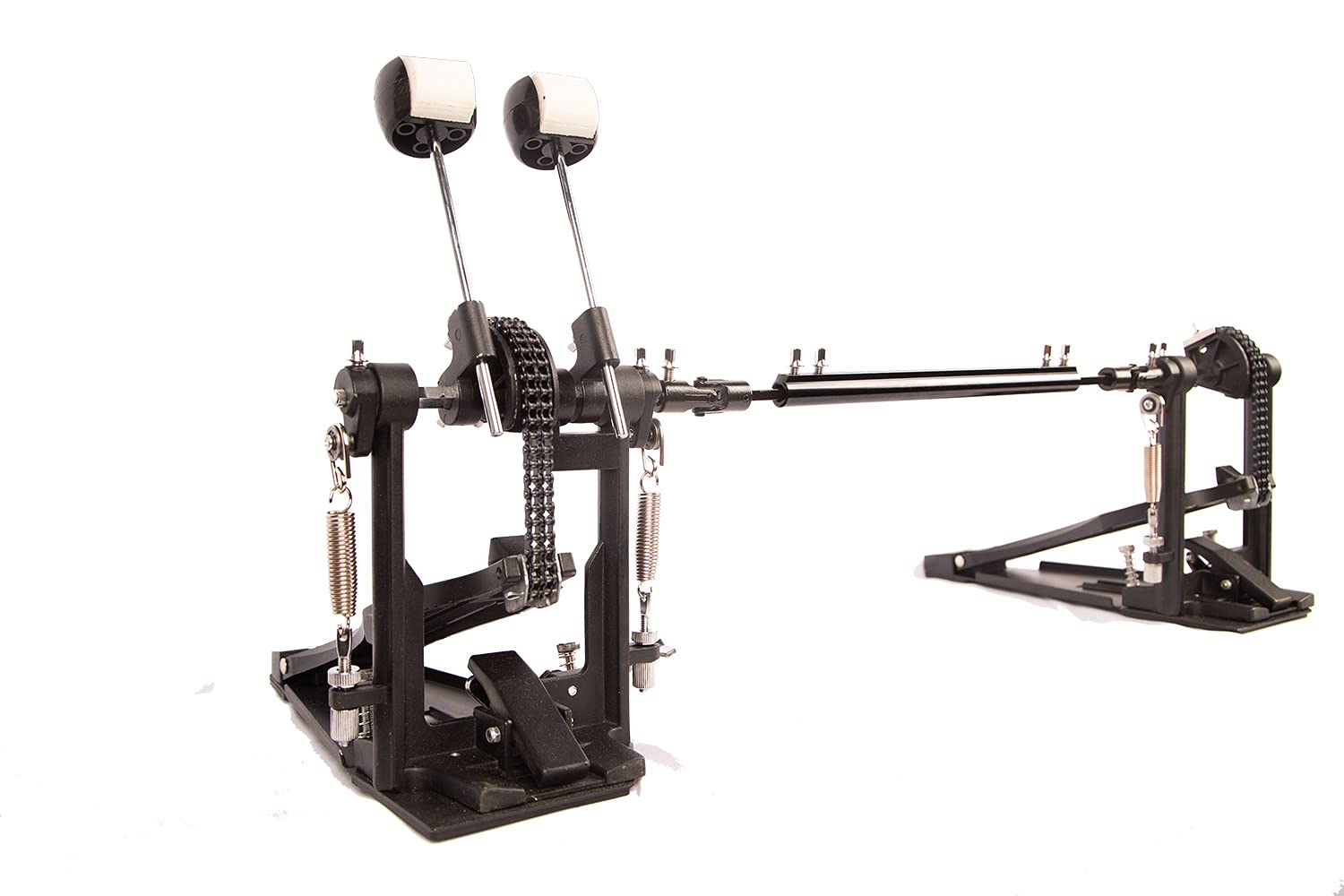 Double Bass Drum Pedal with Chain Drive - Heavy Duty Drum Set Accessory for Professional Drummers | Perfect for Live Performances & Studio Recording