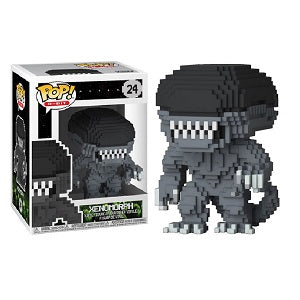 Funko Pop! 8 Bit: ALIEN Xenomorph #24 - Retro Video Game Style Collectible Figure for Sci-Fi Fans & Movie Lovers - Perfect for Display, Gifts & Gaming Room Decor