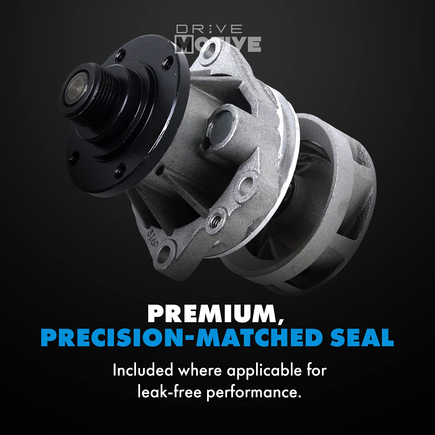 **Garage-Pro Engine Water Pump Kit with Gasket & Fan Clutch Replacement for Ford F-150 2007-2008 5.4L V8 (M30 Hub) - Replaces AW4130, 3L3Z8501CA, 3264, YB3074 - Perfect for Cooling System Repair & Maintenance**