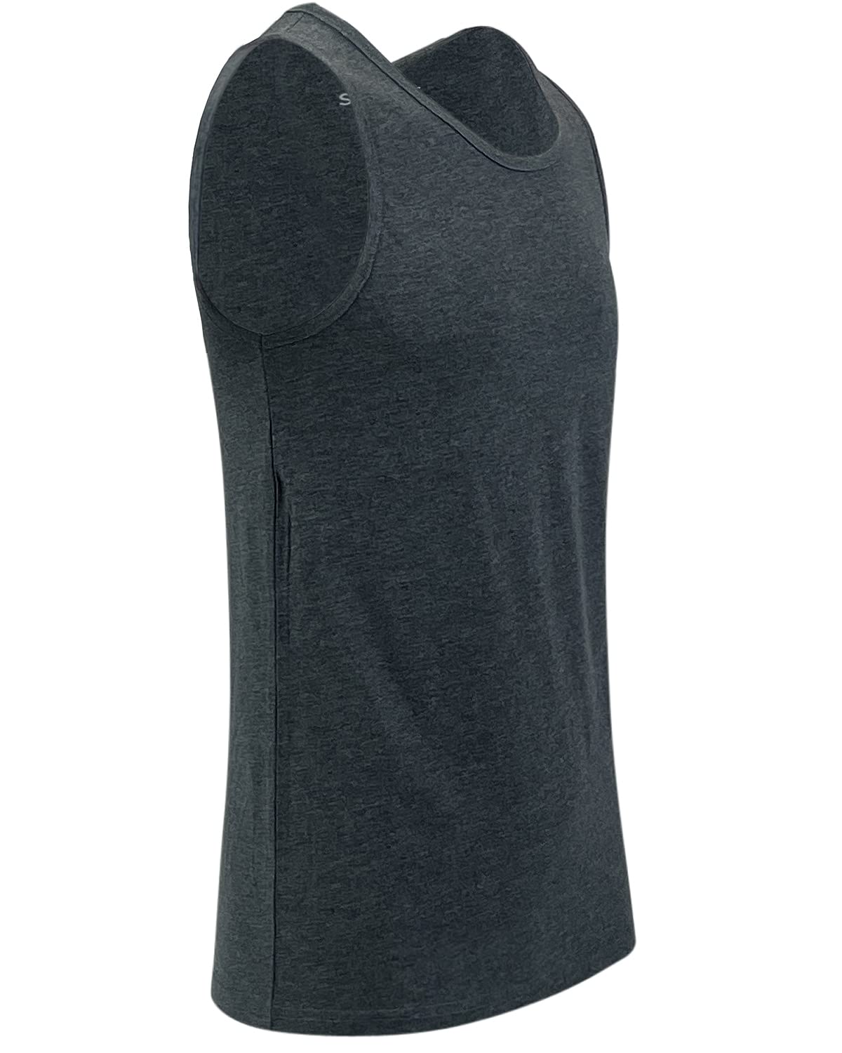 SHIRTBANC Men's Cotton Tank Top - Breathable Workout Shirts for Gym, Running & Beach - Sleeveless Athletic Undershirts for Summer & Outdoor Activities
