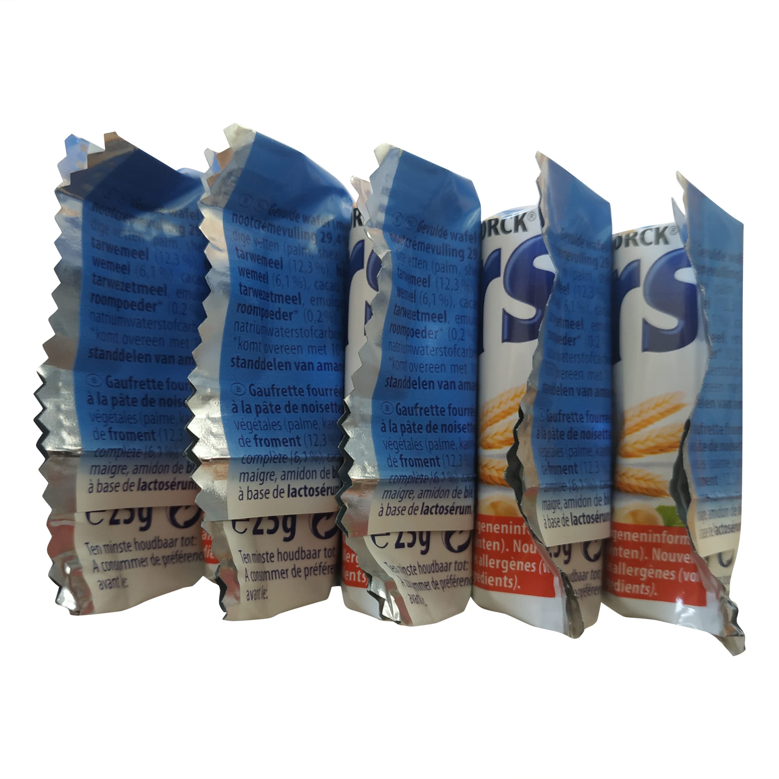 Knoppers Milk Hazelnut Wafer Bars - Crispy Chocolate Wafers with Creamy Hazelnut Filling (4.4oz Pack) - Perfect for Snacking, Lunchboxes & Coffee Breaks