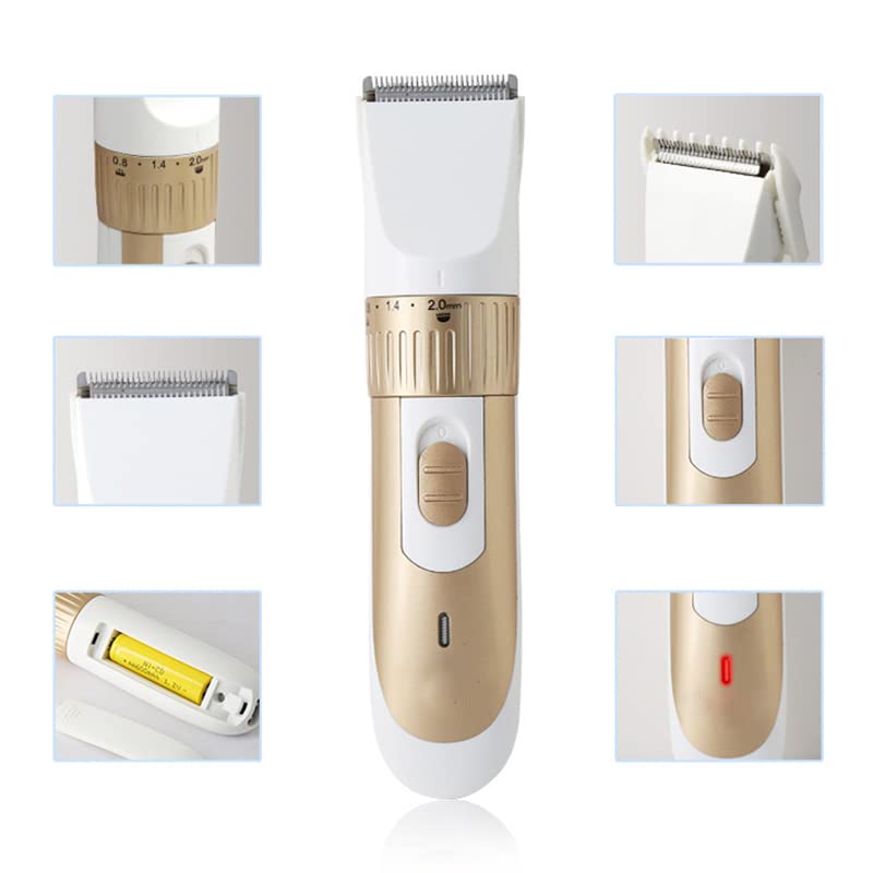 Professional Rechargeable Hair Clippers for Men & Kids - Electric Hair Trimmer with US Plug, Barber-Grade Haircut Machine for Home & Salon Use - Perfect for DIY Haircuts, Beard Trimming & Grooming