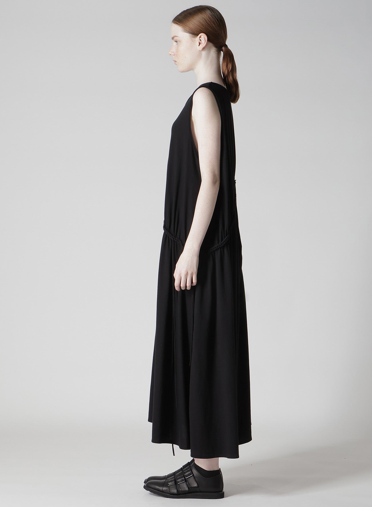 Soft Cotton Jersey Chain Stitch Sleeveless Dress for Women - Casual Summer Outfit, Beach Cover-Up, and Daytime Wear