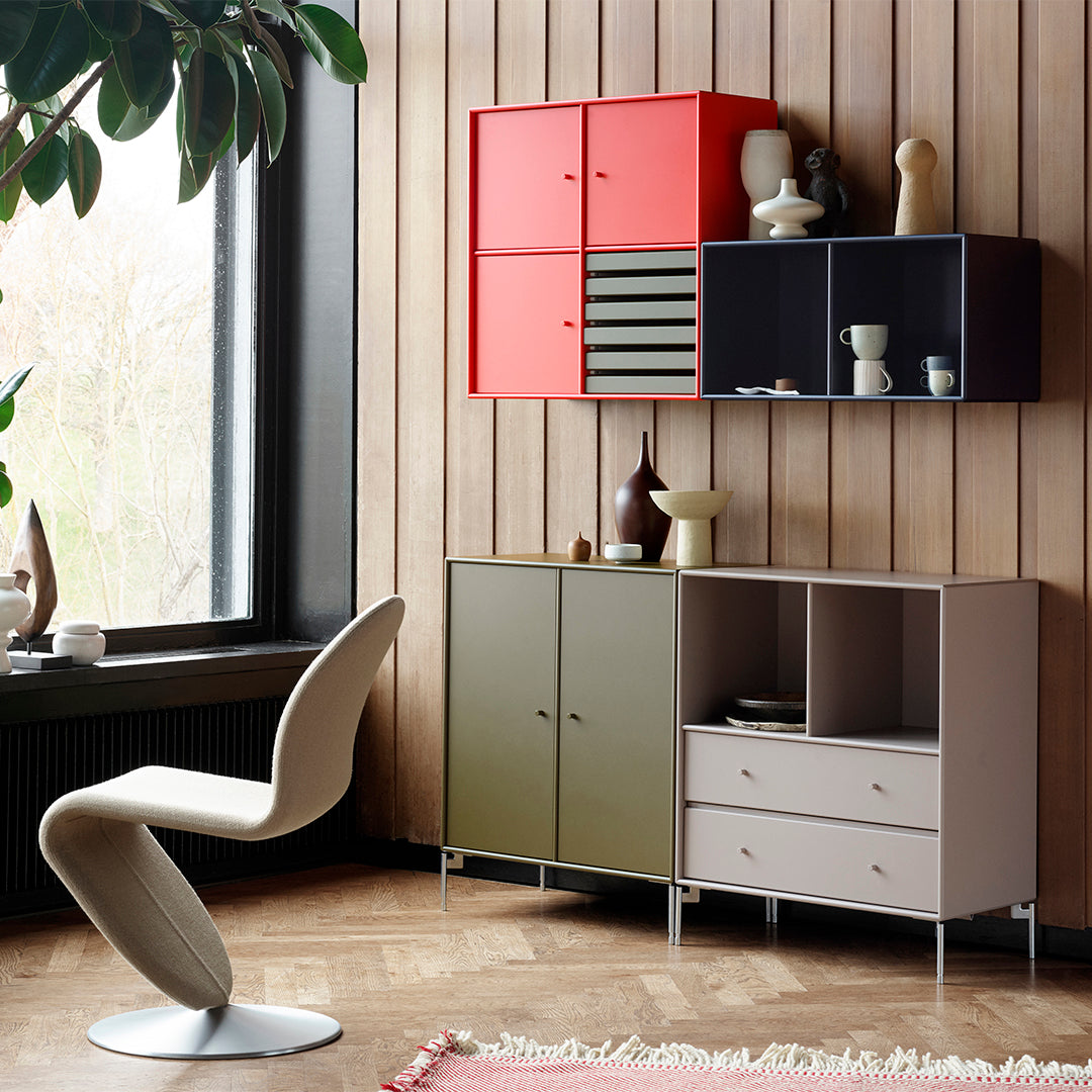 Modern 2-Door Lacquered Cabinet 1118 - Perfect for Living Room Storage & Bedroom Organization