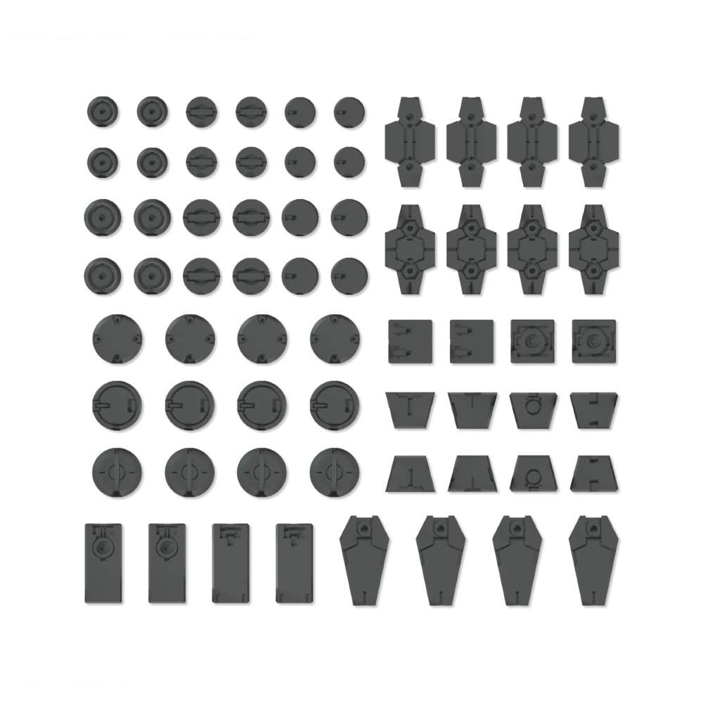 Bandai 30 Minutes Missions 30MM #09 1/144 Scale Custom Model Kit - Gray Customize Material Decoration Parts 1 | Perfect for Gundam Builders & Sci-Fi Model Collectors | DIY Customization & Display Scenes