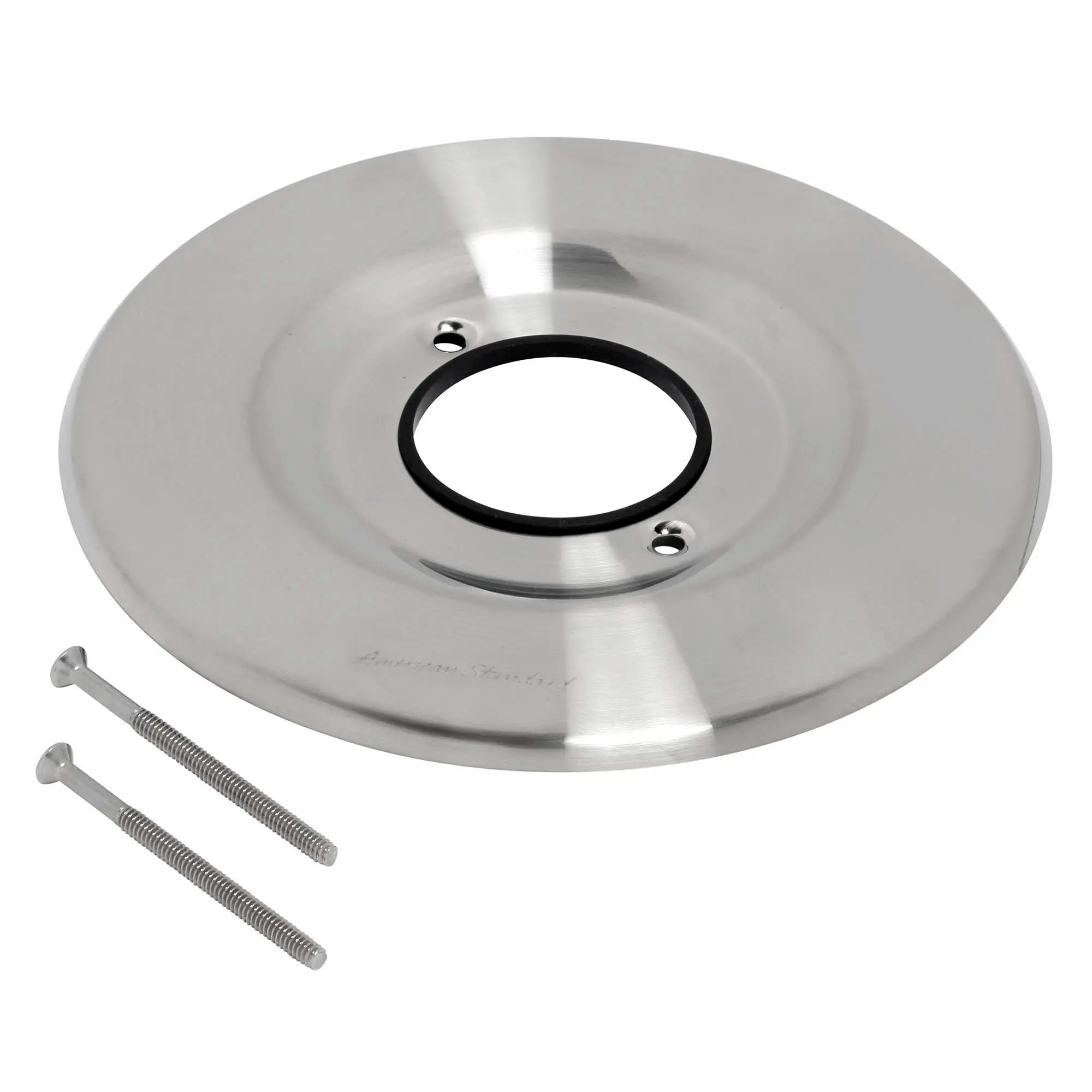 Stainless Steel Escutcheon Plate & Screws Set - Rustproof Bathroom & Kitchen Fixture for Faucet & Shower Valve Cover Installation
