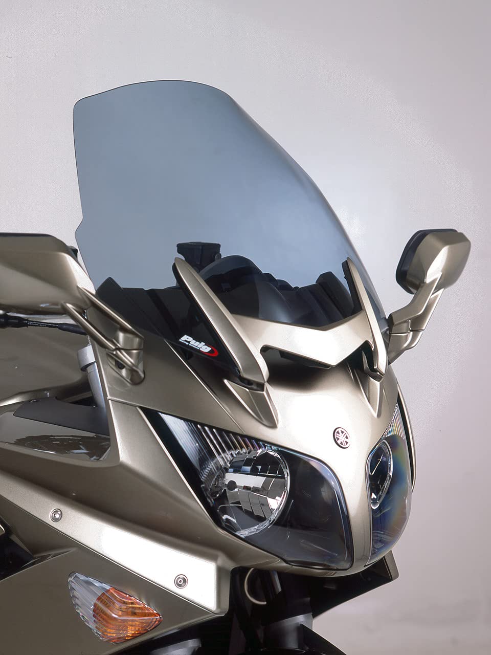 Puig 4103A Black Touring Windshield - Universal Motorcycle Windshield for Long Rides & Highway Cruising