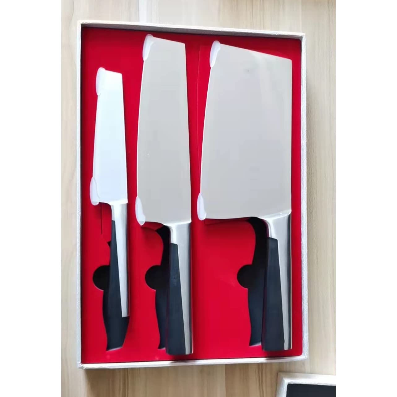Premium WILDMOK 3-Piece Stainless Steel Kitchen Knife Set - 7