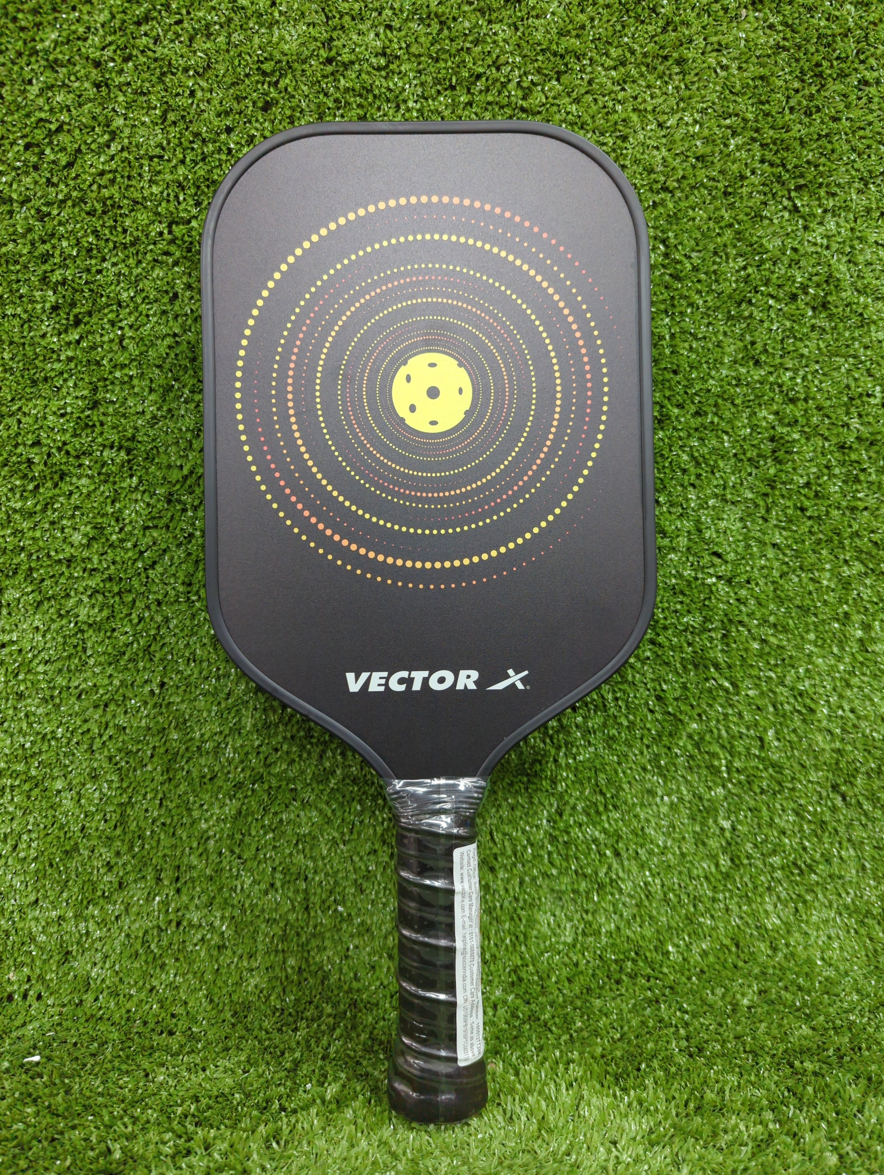 Premium Vector X Pickleball Paddle - Carbon Fiber Face with Cushion Grip - Lightweight & Durable for Competitive Play - Perfect for Outdoor & Indoor Court Games