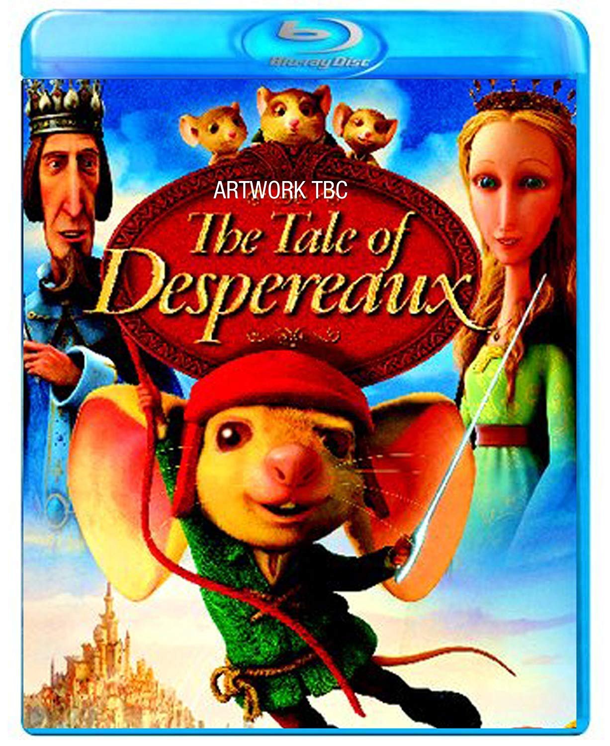 The Tale of Despereaux Blu-ray - Region Free DVD - Family Movie Night, Kids Bedtime Story, Classroom Educational Film